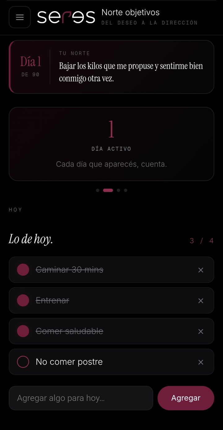 Norte Objetivos en uso